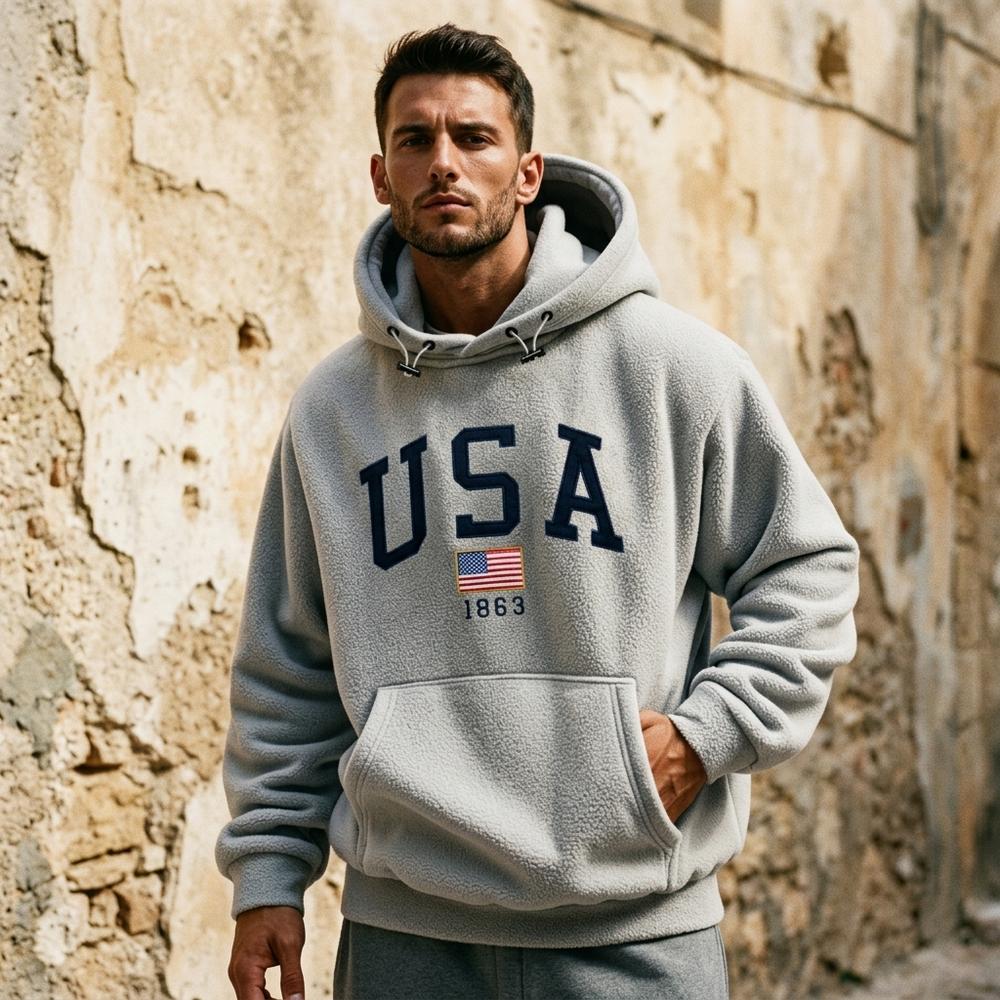 Heidi Outlet - Camer | Bedruckter Strukturierter Hoodie