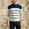 Heidi Outlet - Zavin | Langärmliger Gestreifter Pullover