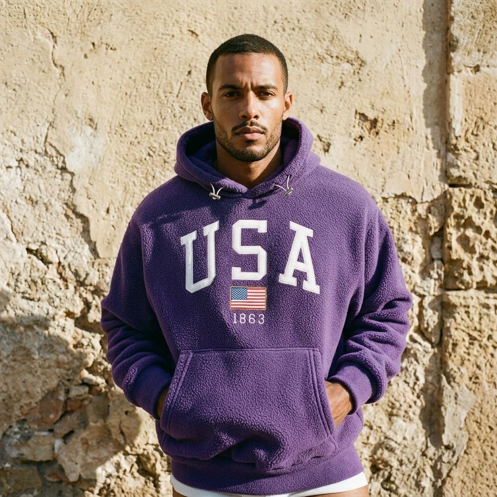 Heidi Outlet - Camer | Bedruckter Strukturierter Hoodie