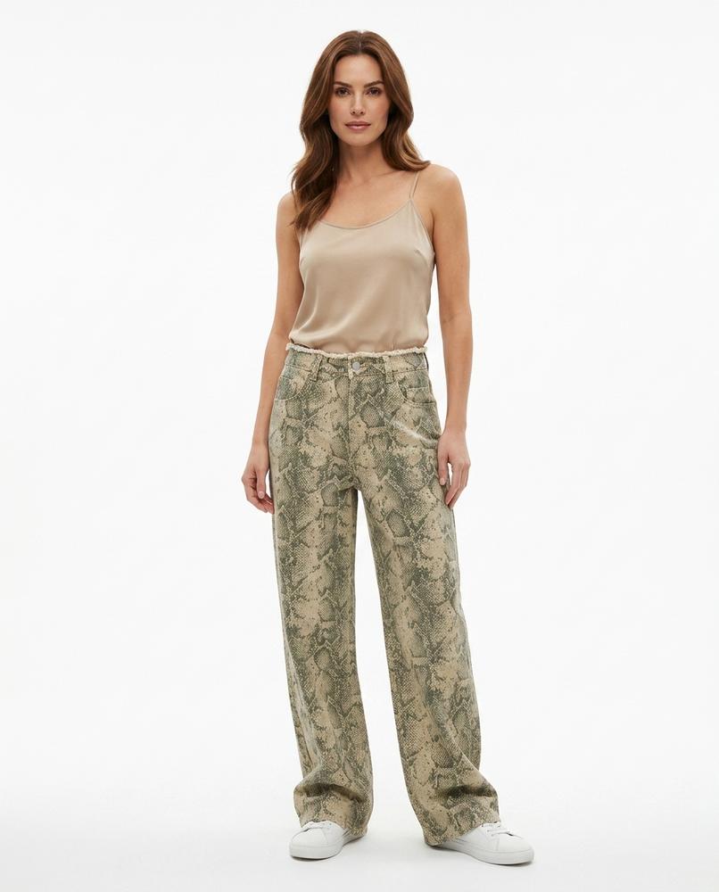Heidi Outlet - Alkar | Gemusterte Gerade Geschnittene Hose Damen