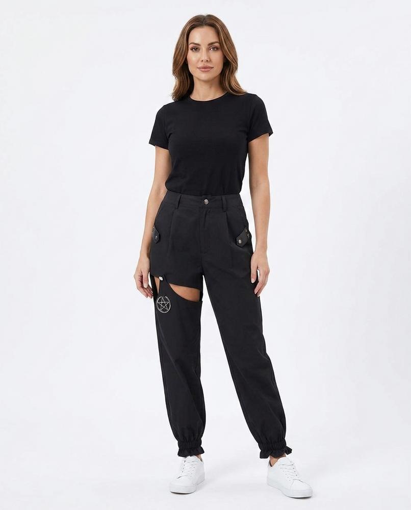 Heidi Outlet - Alser | Ausgeschnittene Geraffte Hose Damen