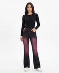 Heidi Outlet - Zaser | Ausgestellte Bedruckte Hose Damen