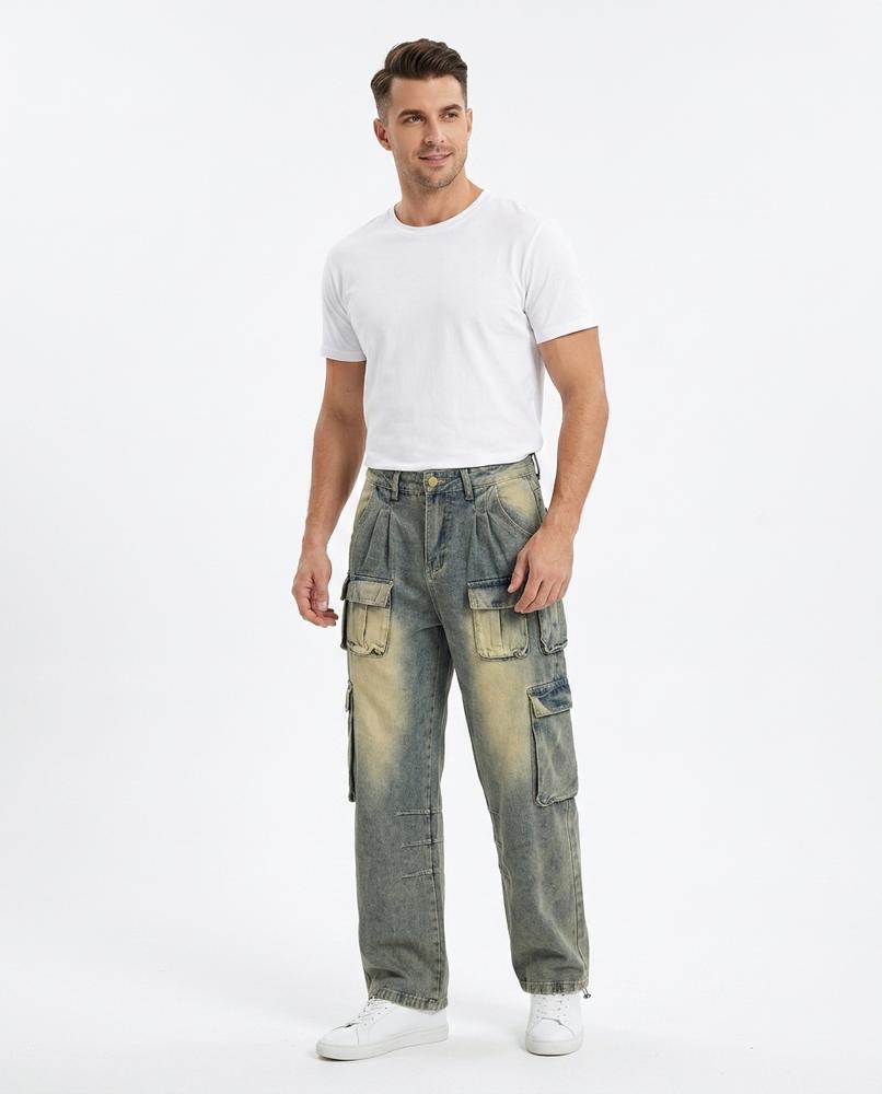 Heidi Outlet - Alnor | Verwaschene Weit Geschnittene Hose Unisex