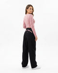 Heidi Outlet - Damar | Weit Geschnittene Bestickte Hose Damen