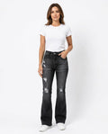 Heidi Outlet - Tavar | Ausgestellte Zerrissene Hose Damen