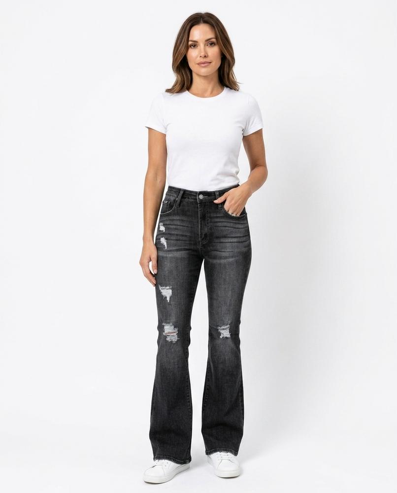 Heidi Outlet - Tavar | Ausgestellte Zerrissene Hose Damen