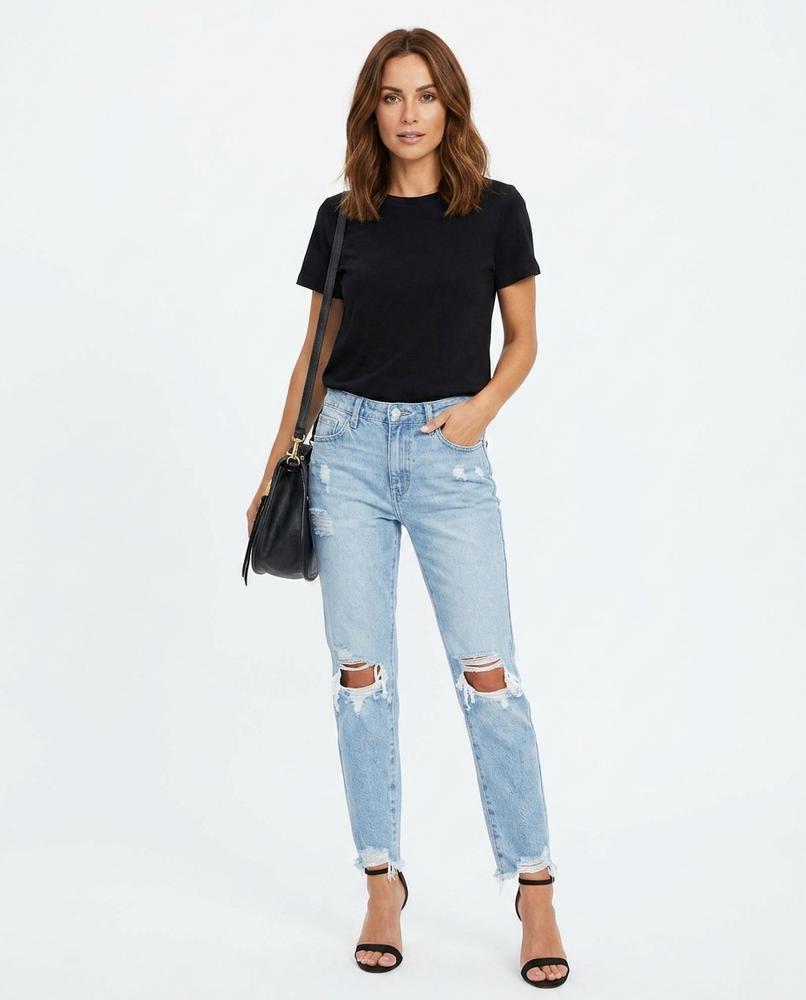 Heidi Outlet - Romir | Gewaschene Zerrissene Hose Damen