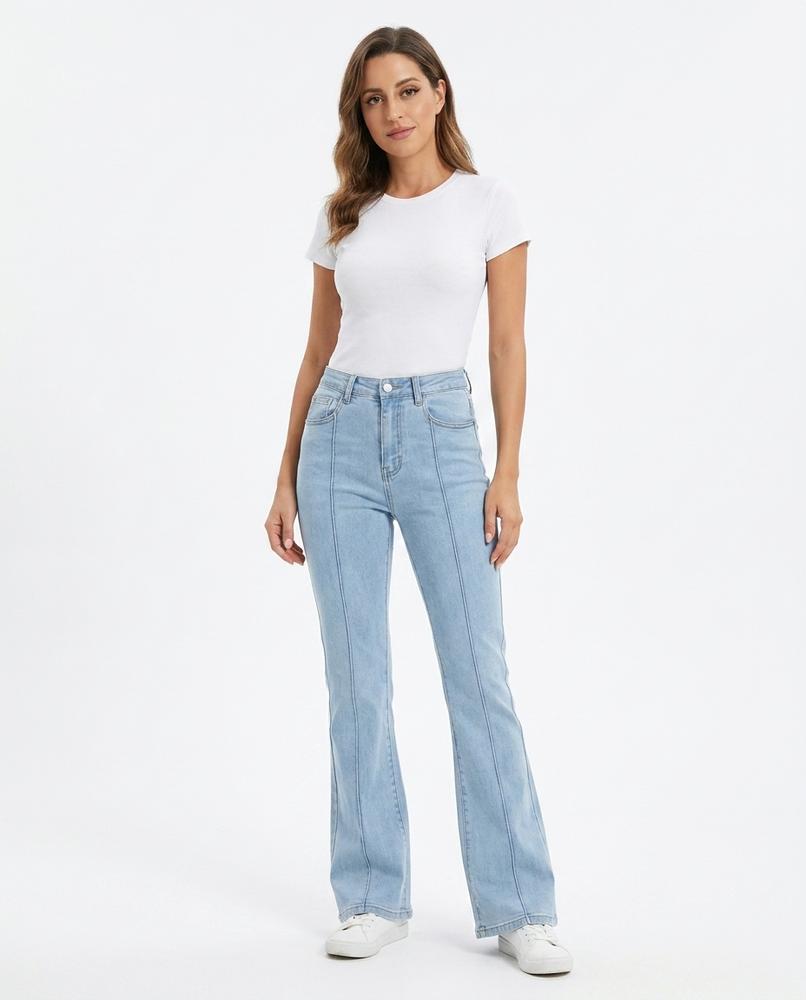 Heidi Outlet - Raren | Ausgestellte Hochtaillierte Hose Damen