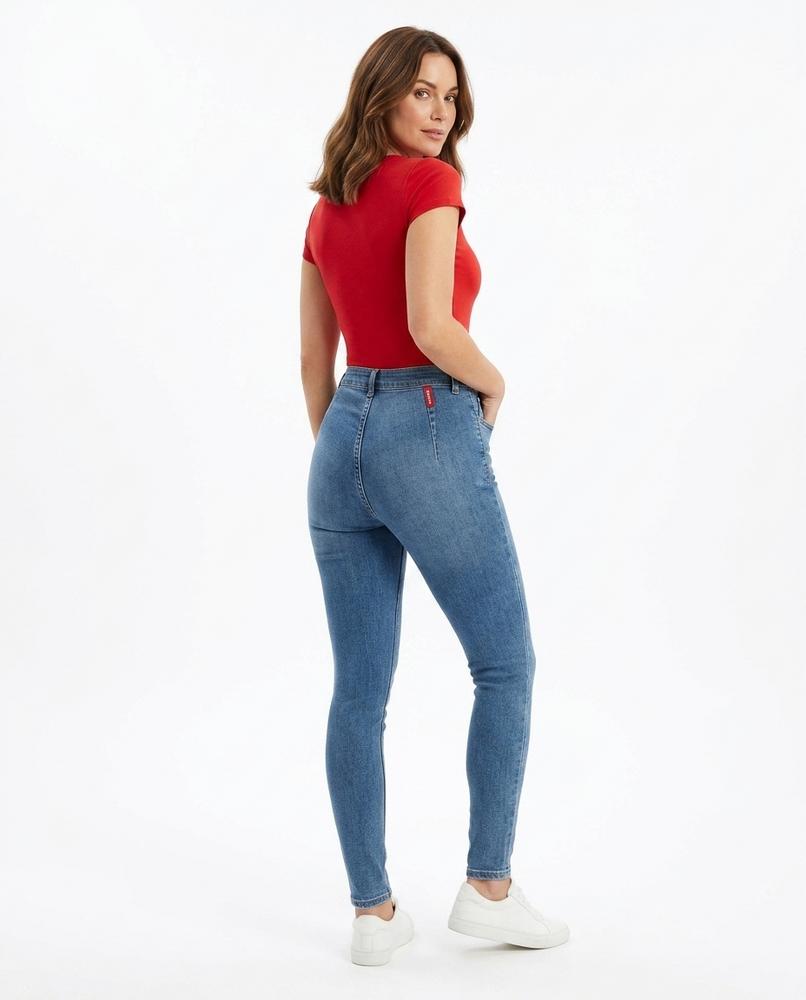 Heidi Outlet - Semer | Hochgeschnittene Baumwoll Hose Damen
