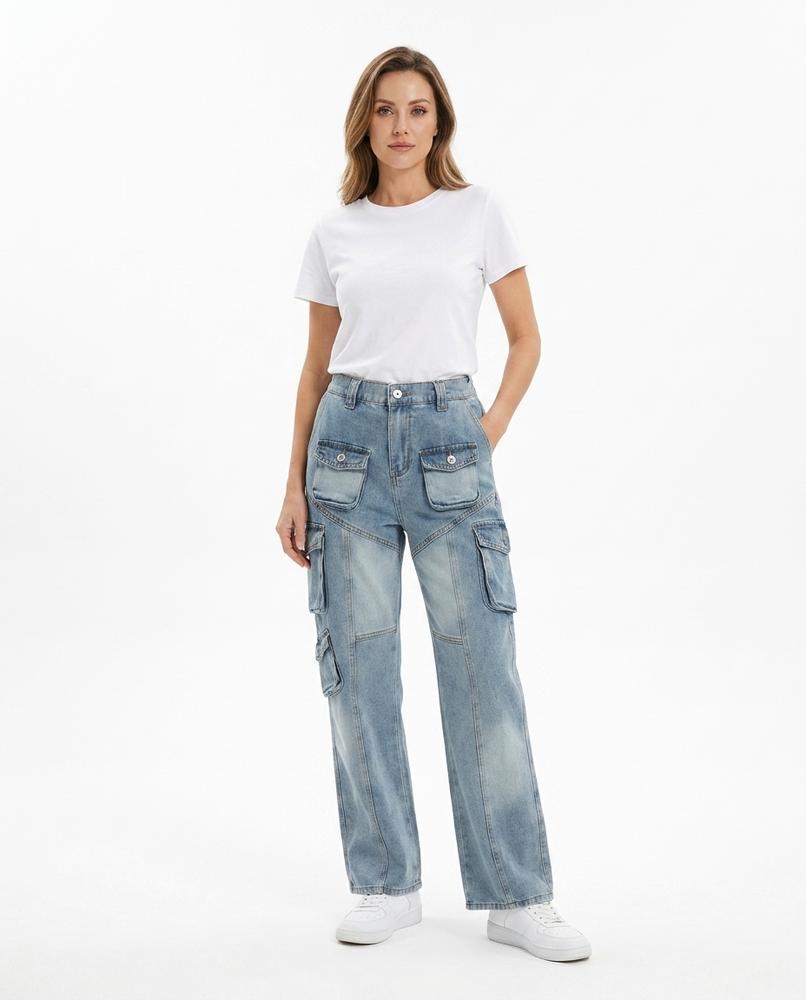 Heidi Outlet - Salar | Weit Geschnittene Gewaschene Hose Unisex