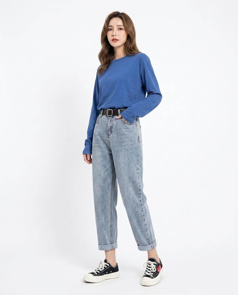 Heidi Outlet - Lovar | Gewaschene Baumwoll Hose Damen