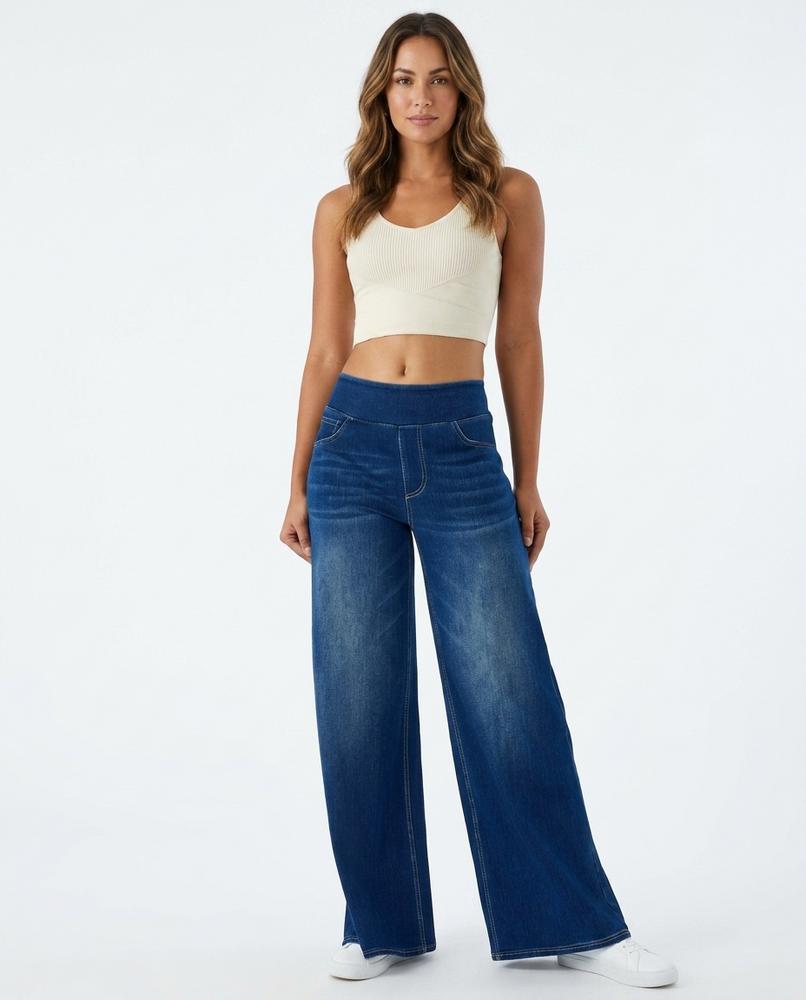 Heidi Outlet - Alvin | Weit Geschnittene Gewaschene Hose Damen