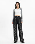 Heidi Outlet - Lysel | Zweigeteilte Karierte Hose Unisex