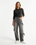 Heidi Outlet - Elmir | Weit Geschnittene Verzierte Hose Damen