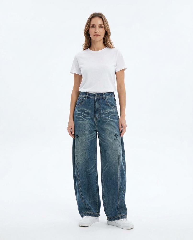 Heidi Outlet - Malen | Weit Geschnittene Baumwoll Hose Unisex