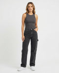 Heidi Outlet - Camel | Weit Geschnittene Baumwoll Hose Unisex