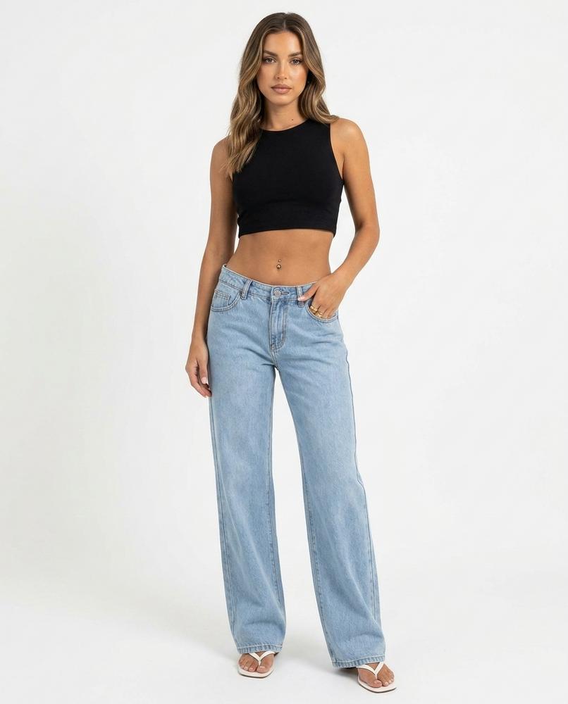 Heidi Outlet - Raser | Weit Geschnittene Baumwoll Hose Damen