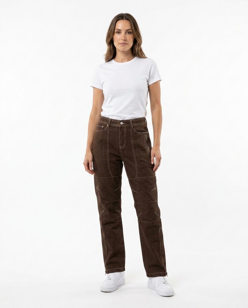 Heidi Outlet - Kesel | Gerade Geschnittene Baumwoll Hose Unisex