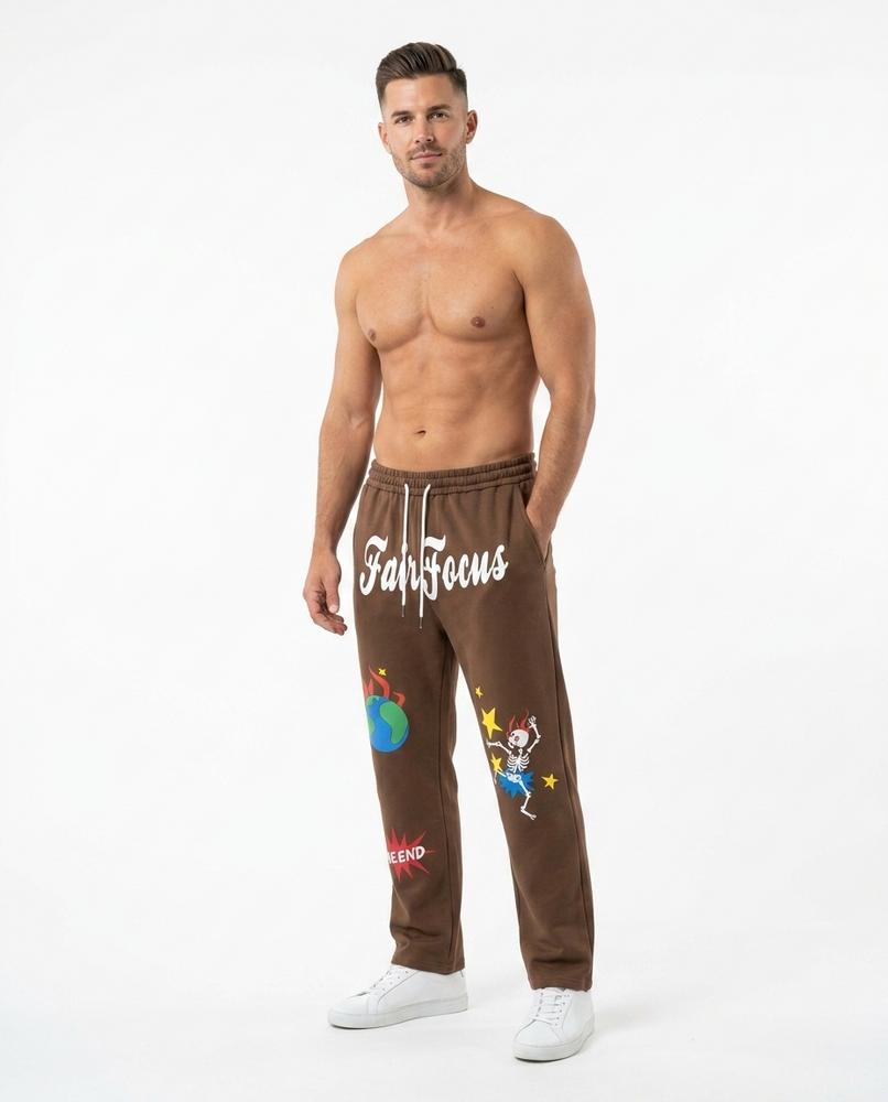 Heidi Outlet - Lenav | Bedruckte Baumwoll Hose Unisex