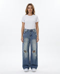 Heidi Outlet - Ellin | Weit Geschnittene Zerrissene Hose Unisex