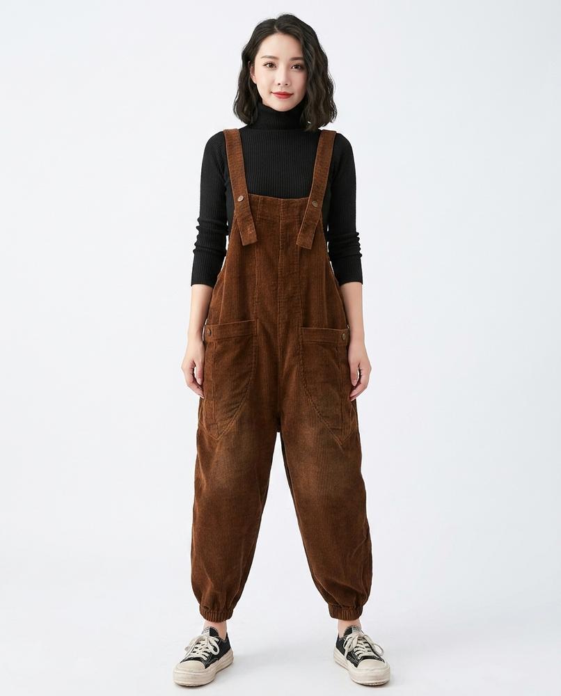 Heidi Outlet - Nevar | Cord Weit Geschnittene Hose Damen