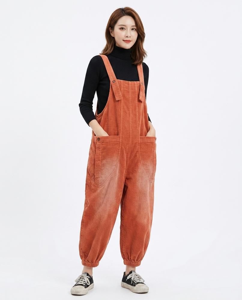 Heidi Outlet - Nevar | Cord Weit Geschnittene Hose Damen