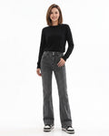 Heidi Outlet - Alnal | Ausgestellte Hochgeschnittene Hose Damen