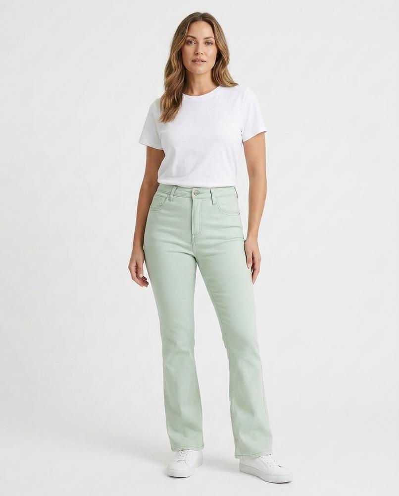 Heidi Outlet - Sanav | Hochgeschnittene Geschlitzte Hose Damen