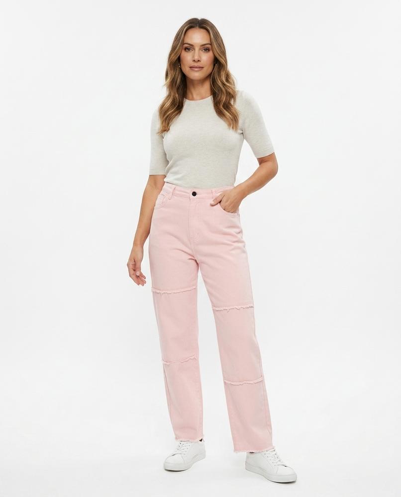 Heidi Outlet - Sanav | Hochgeschnittene Geschlitzte Hose Damen