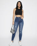 Heidi Outlet - Lavin | High-Waist Geknöpfte Hose Damen