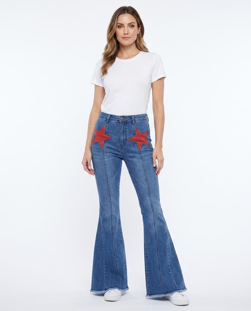 Heidi Outlet - Cosil | Ausgestellt Appliziert Hose Damen
