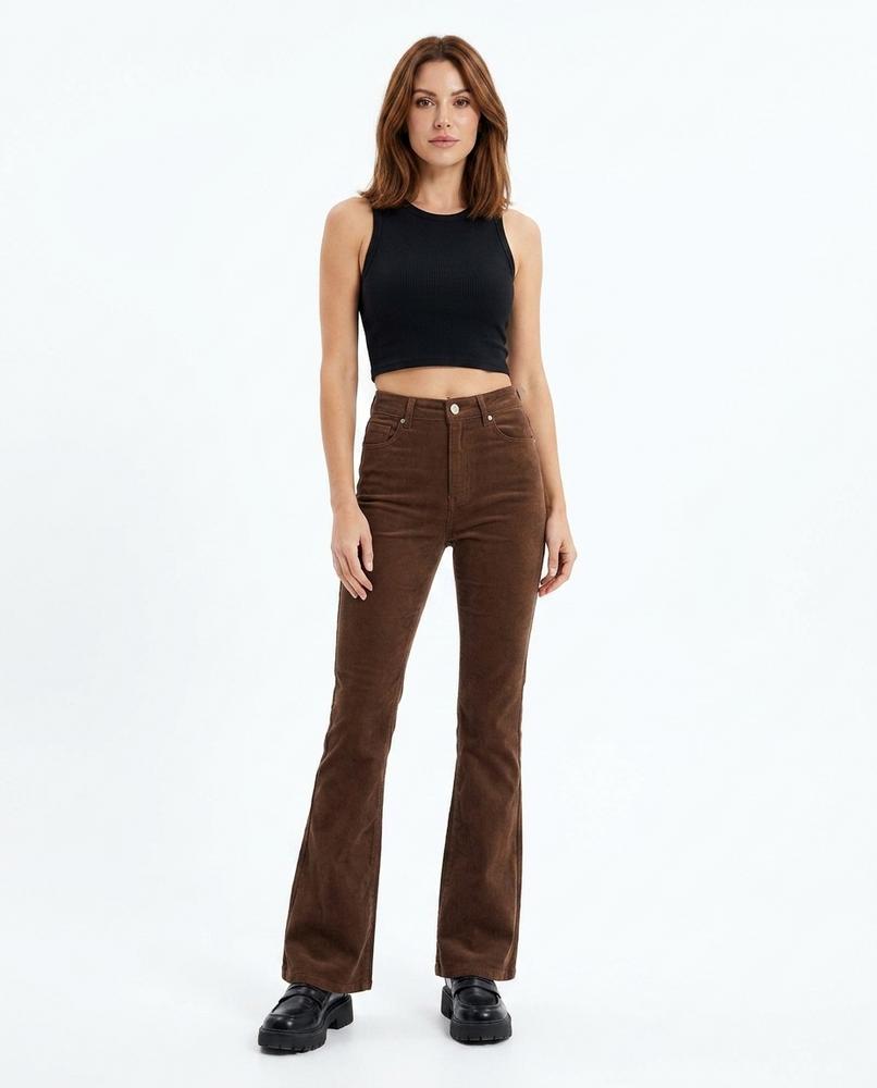 Heidi Outlet - Lamon | Gerade Geschnittene Baumwoll Hose Unisex
