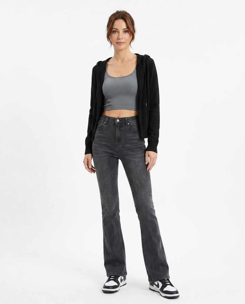 Heidi Outlet - Lamon | Gerade Geschnittene Baumwoll Hose Unisex