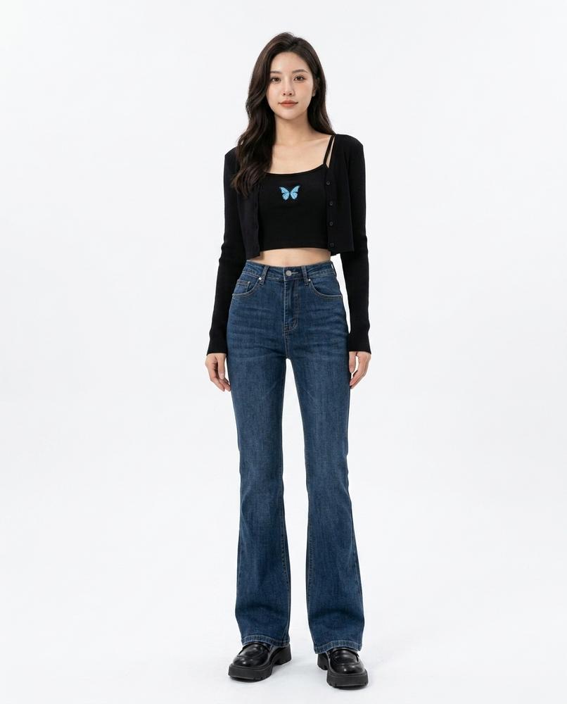 Heidi Outlet - Lamon | Gerade Geschnittene Baumwoll Hose Unisex