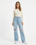 Heidi Outlet - Talom | Zerrissene Baumwoll Hose Damen