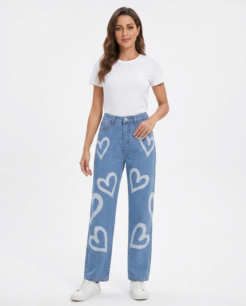 Heidi Outlet - Rotor | Gerade Geschnittene Baumwoll Hose Damen