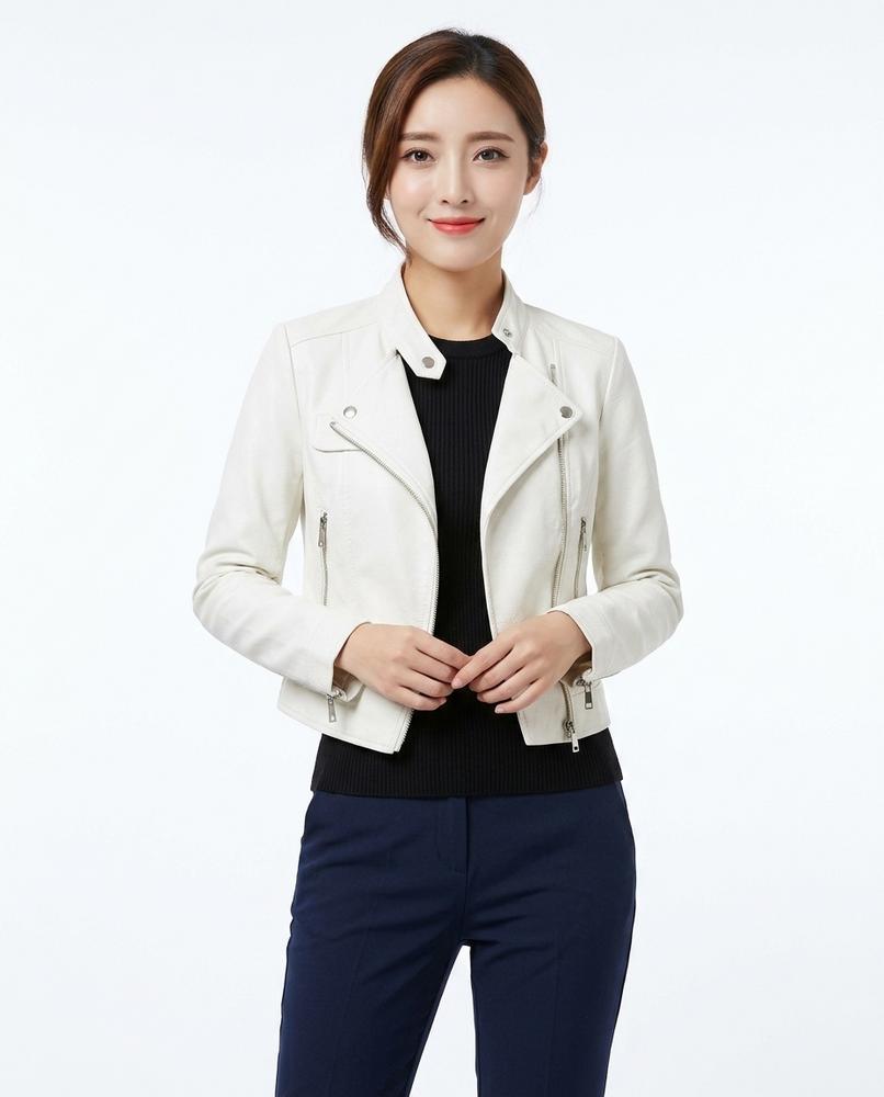Heidi Outlet - Rolev | Lederoptik Tailliert Jacke Damen