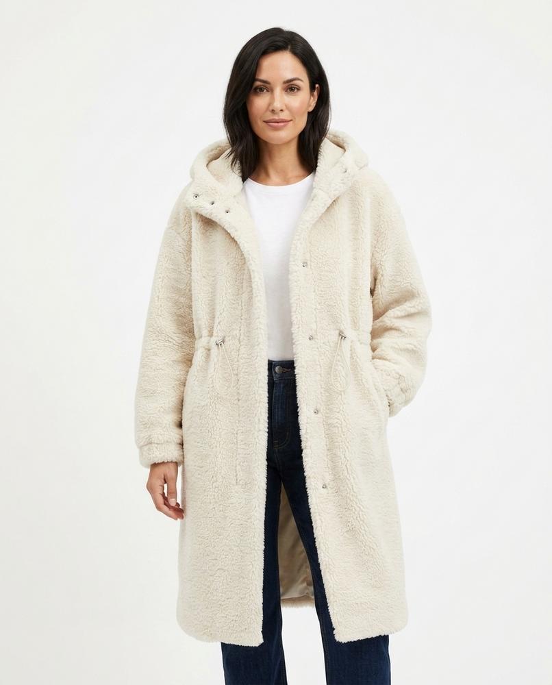 Heidi Outlet - Mivel | Langer Plüschiger Mantel Unisex