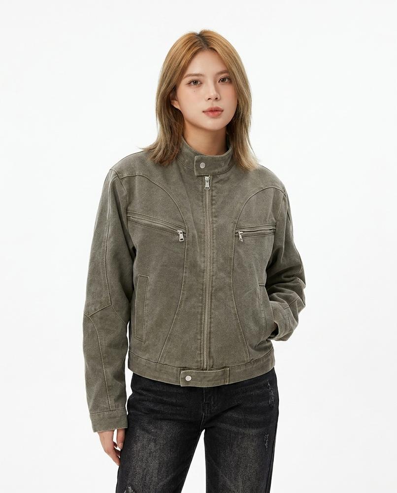 Heidi Outlet - Madar | Reißverschluss Stehkragen Jacke Unisex