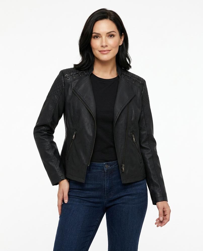 Heidi Outlet - Maron | Asymmetrisch Tailliert Jacke Damen