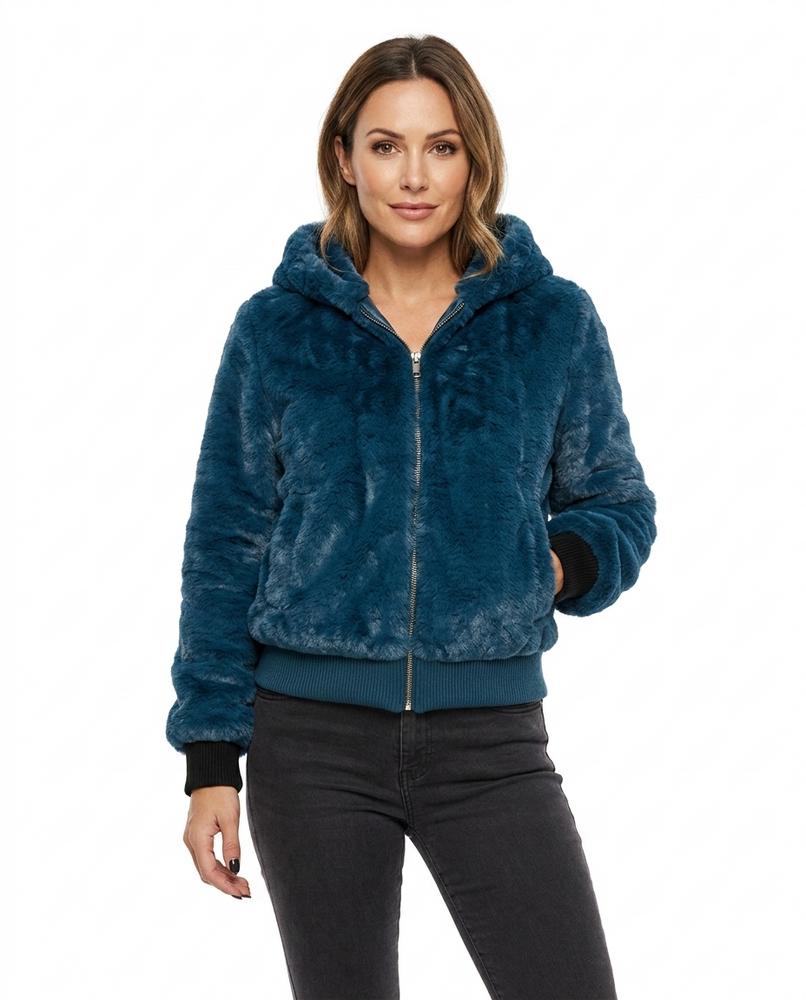 Heidi Outlet - Neram | Gefütterte Plüschige Jacke Damen