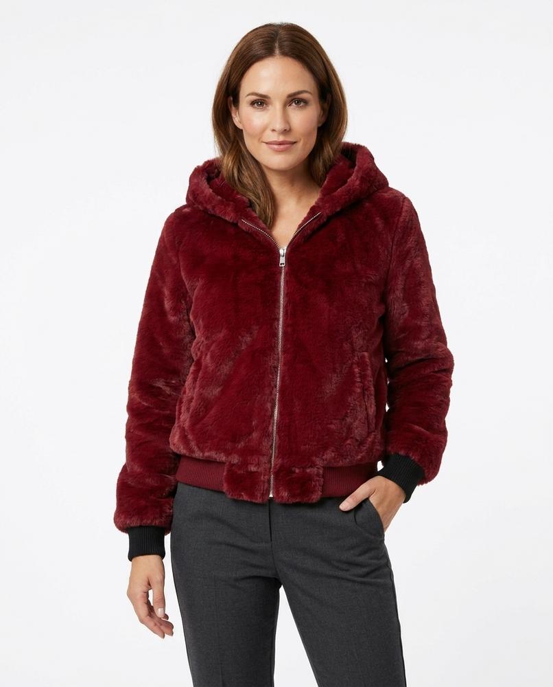 Heidi Outlet - Neram | Gefütterte Plüschige Jacke Damen