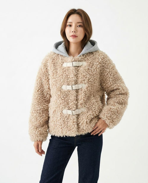 Heidi Outlet - Armon | Weite Strukturierte Jacke Damen
