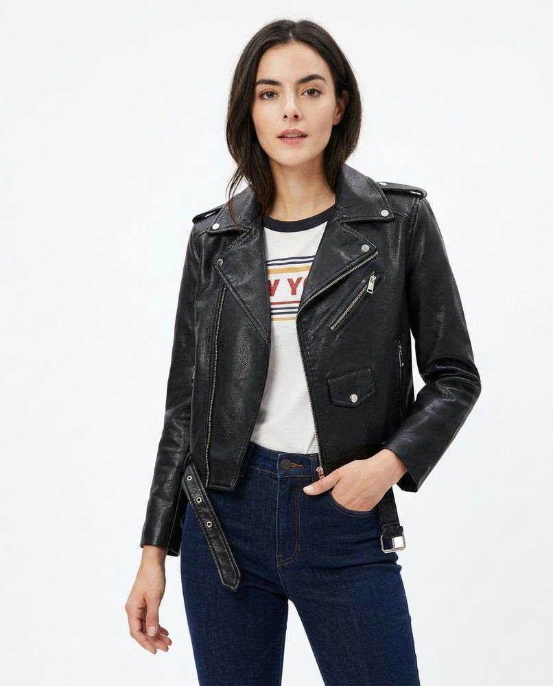 Heidi Outlet - Almel | Tailliert Asymmetrisch Jacke Damen