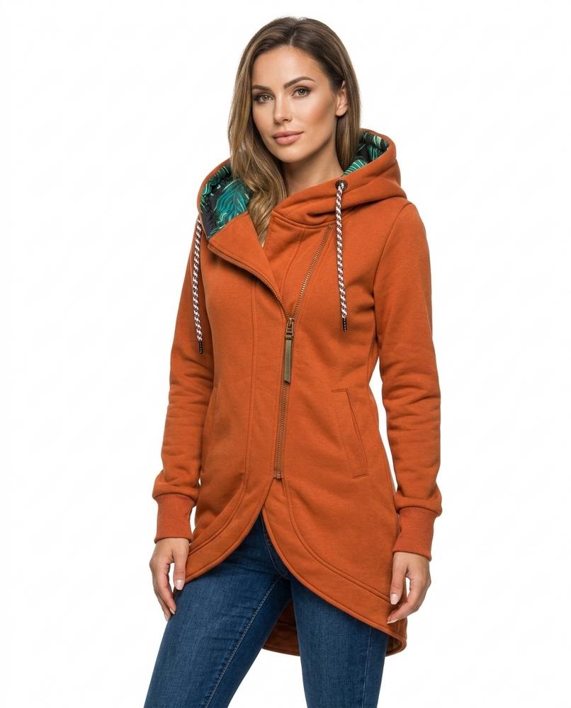 Heidi Outlet - Senal | Asymmetrischer Langgeschnittener Hoodie Damen