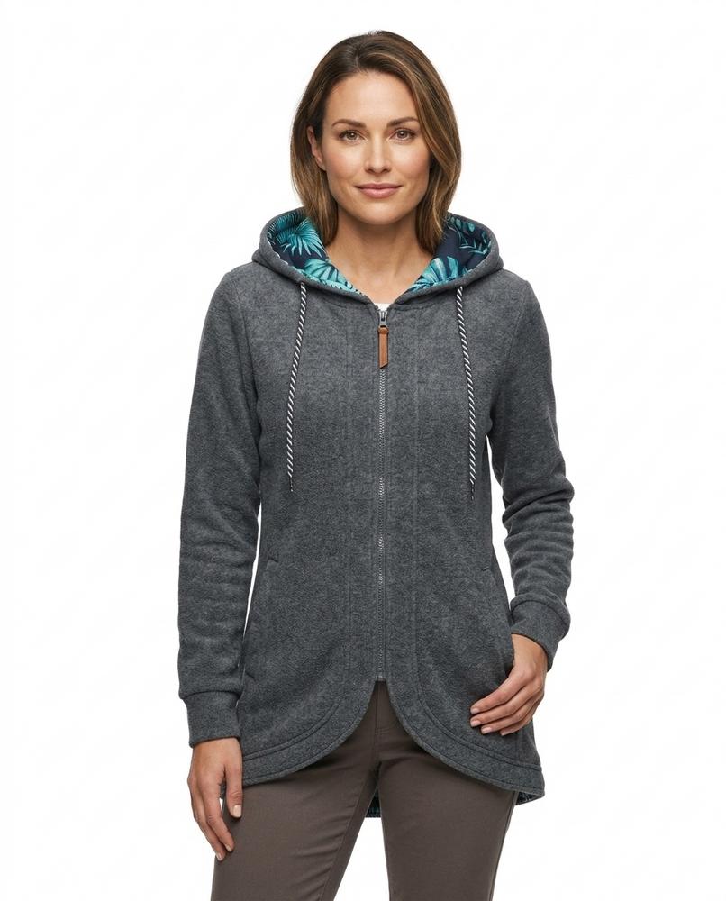 Heidi Outlet - Senal | Asymmetrischer Langgeschnittener Hoodie Damen