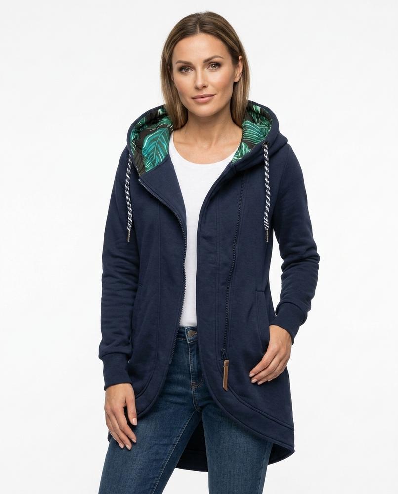 Heidi Outlet - Senal | Asymmetrischer Langgeschnittener Hoodie Damen
