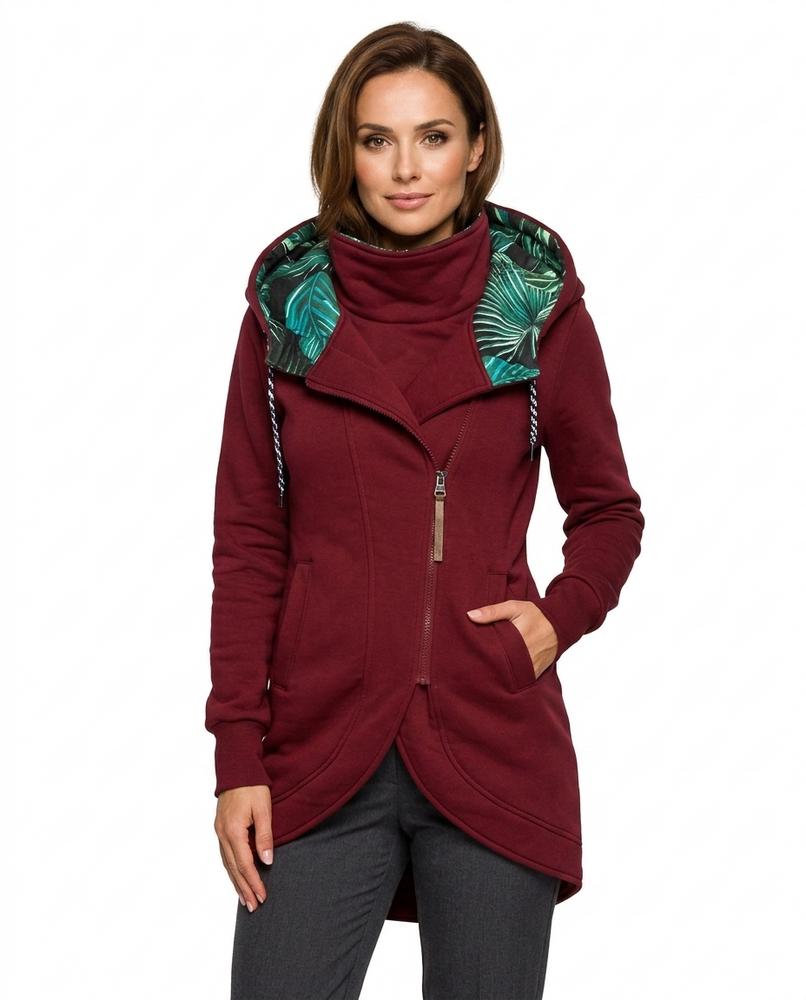Heidi Outlet - Senal | Asymmetrischer Langgeschnittener Hoodie Damen