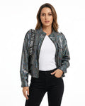 Heidi Outlet - Risen | Schimmernde Gezipte Jacke Damen