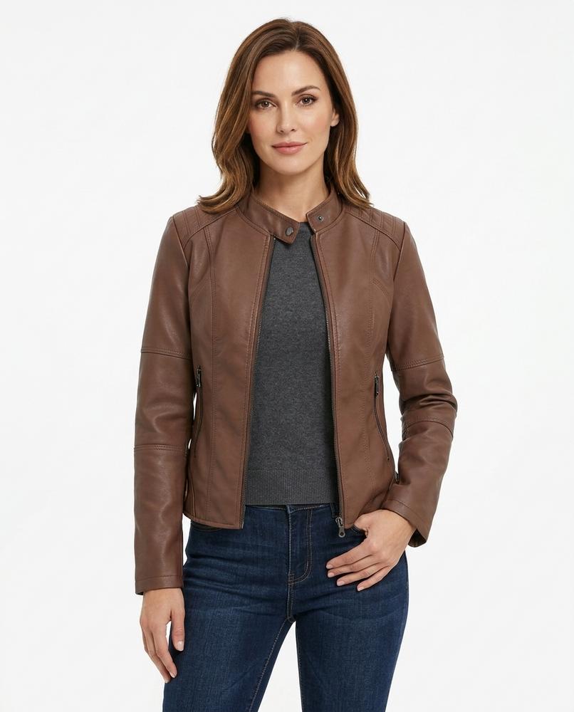 Heidi Outlet - Lalor | Taillierte Glatte Jacke Damen